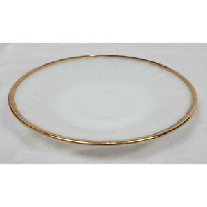 Vintage Oven Fire-King Ware White Porcelain Plate